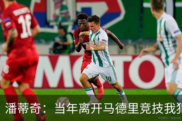 潘蒂奇：当年离开马德里竞技我犯了错误